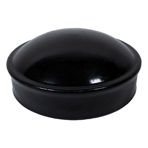 2-1/2" Black Aluminum Terminal Cap For Chain Link Fences - BUY PER PIECE (EACH)