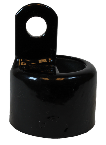 1-5/8" Black Combo Rail End For Chain Link Fences - BUY PER PIECE (EACH)