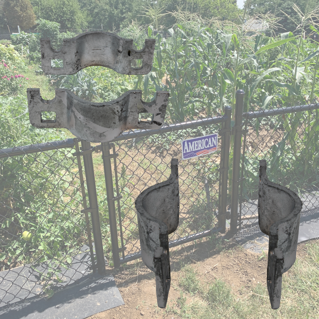 2" Galvanized Steel Fork Latch Hanger For Chain Link Fences