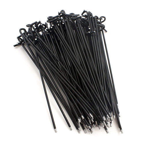 Black Vinyl Coated Wire Ties #13 6-1/2" x 9ga (Bag of 100) For Chain Link Fences