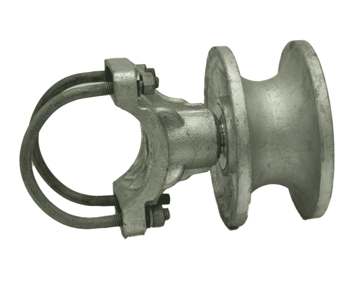 6-5/8" x 2-1/2" Steel Cantilever Roller For Chain Link Gates