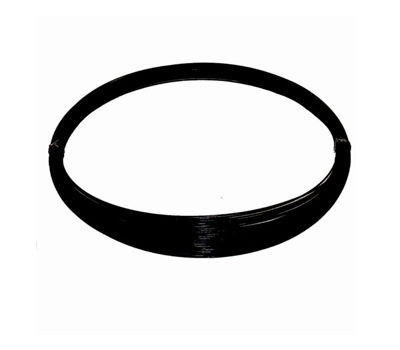 Black Crimped Tension Wire - 500' Per Roll / 6 Gauge For Chain Link Fences
