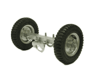 Rough & Ready Carrier with Pneumatic Wheels 1-5/8" or 2" Gate Frame For Chain Link Fences