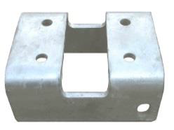 Truck Bracket 4" Round Post - Aluminum Slide Gate For Chain Link Fences