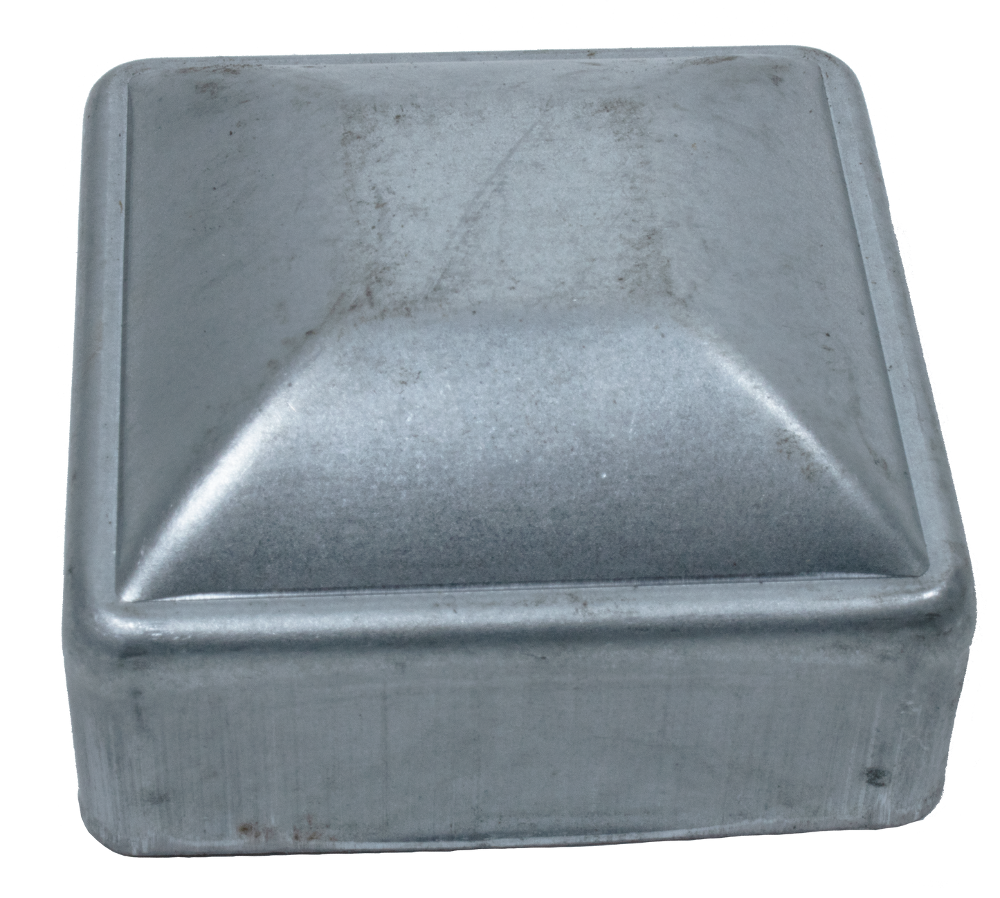 2" Square Steel Terminal Cap For Chain Link Fences