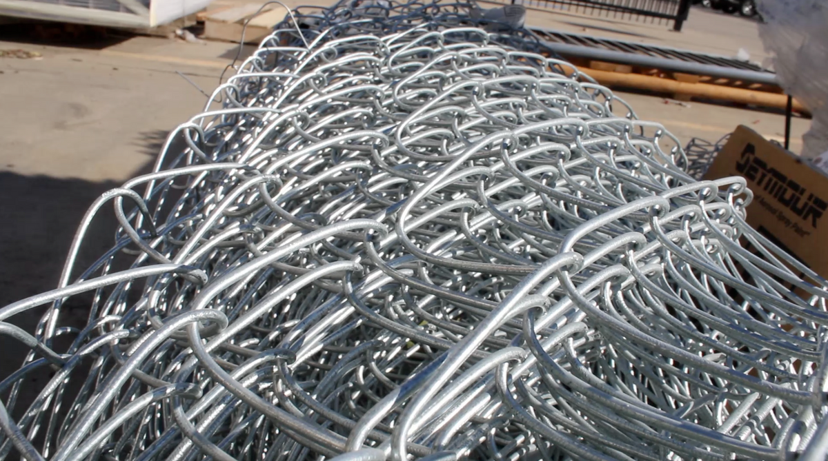 Shop Chain Link - Black Vinyl & Galvanized Fittings