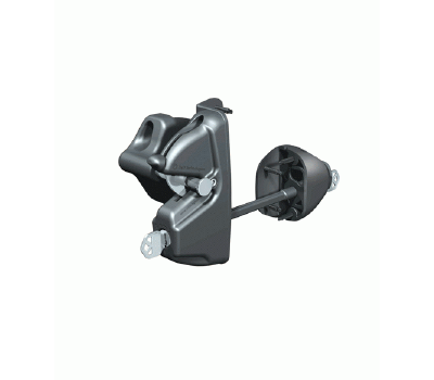 Lokk Latch Pro Operational from Both Sides (Black) For Vinyl Fences