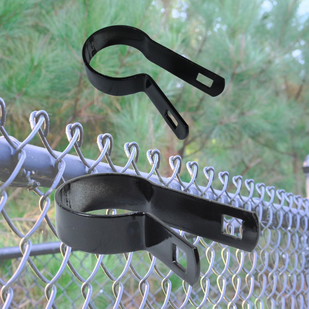 Chain Link 2 12quot 2 38quot OD Black Tension Band 14 Gauge Galvanized  Steel  Chain Link Fittings