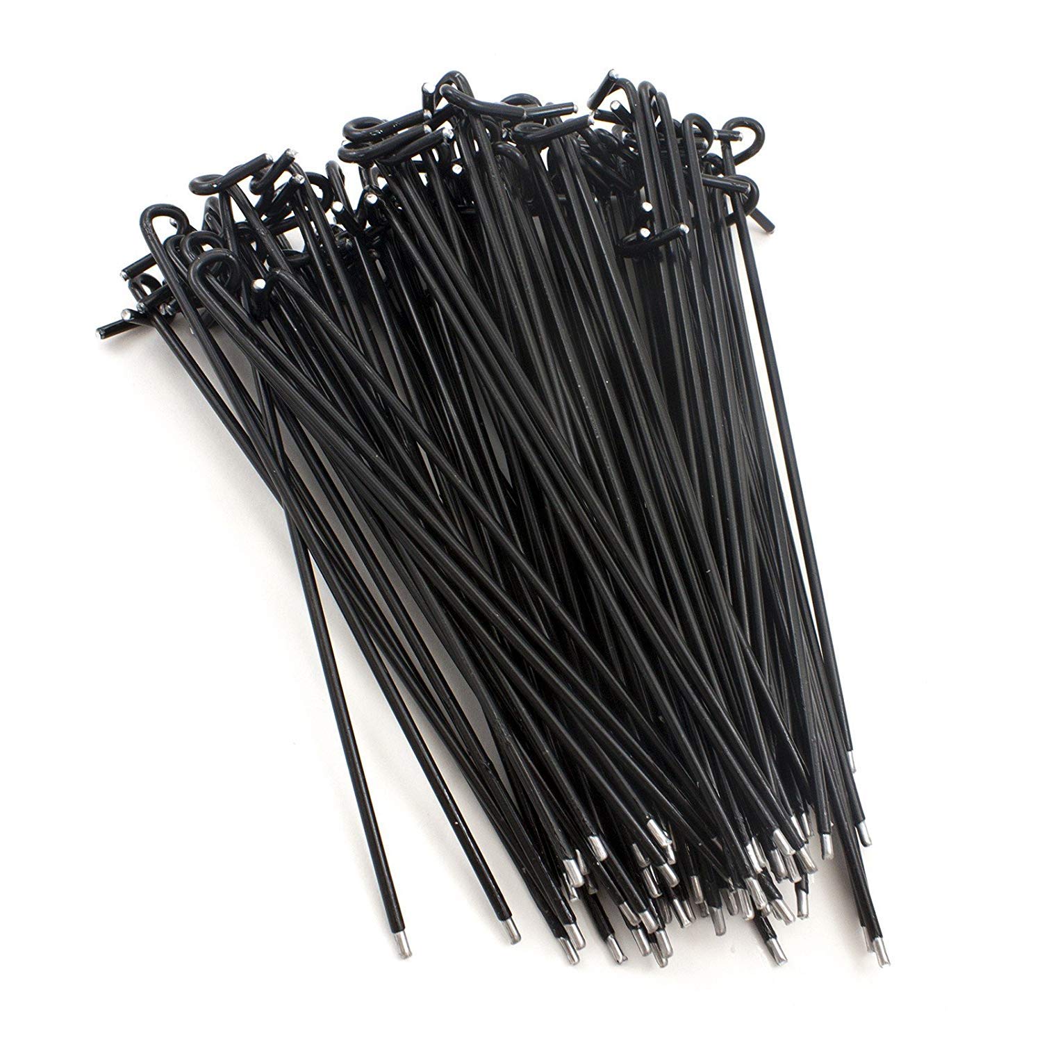 Vynil Chain Set Shop Chain Link - Black Vinyl & Galvanized Fittings