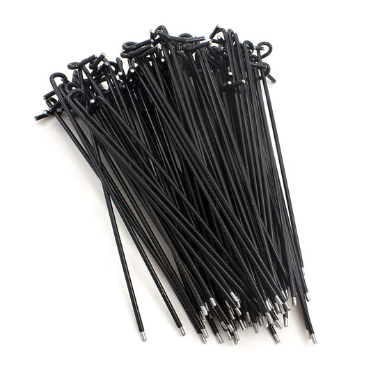 Black Vinyl Coated Wire Ties #16  8-1/4" x 9 ga (Bag of 100) For Chain Link Fences