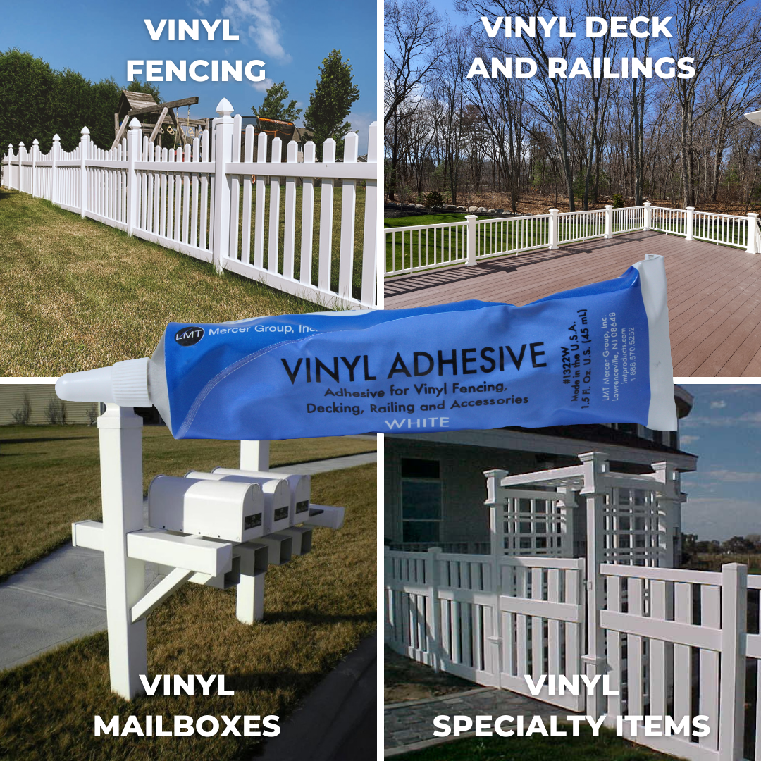 PVC Vinyl Adhesive Glue 1.5 oz For Vinyl Fences