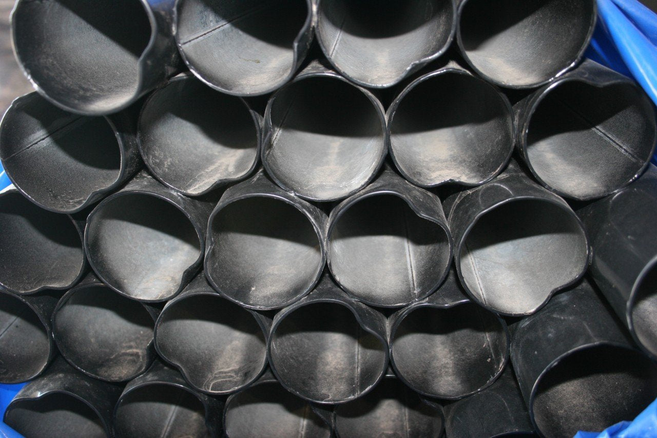 3" x .110 x 24' x PC30 Black Commercial Pipe For Chain Link Fences