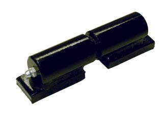 5" Black Barrel Hinge Pair For Chain Link Fences