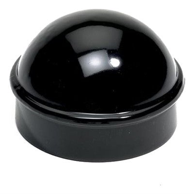 3" Black Steel Terminal Cap For Chain Link Fences