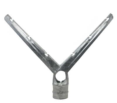 3" 6 Strand Corner Barbed Wire Arm For Chain Link Fences