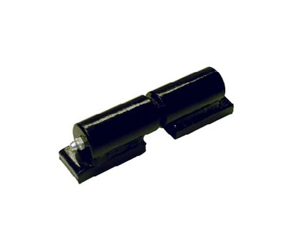 5" Black Barrel Hinge Pair For Chain Link Fences