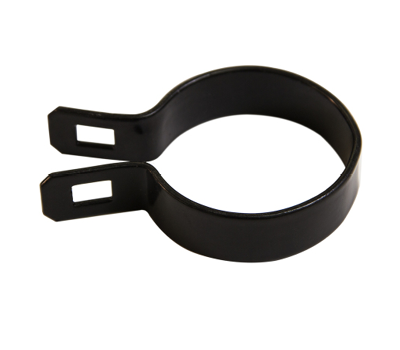 3" Black End Band For Chain Link Fences