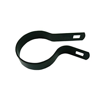 1-5/8" Black Tension Band [14 Gauge] For Chain Link Fences