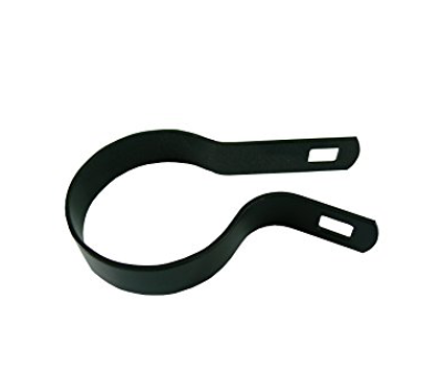 6-5/8" Black Tension Bands For Chain Link Fences