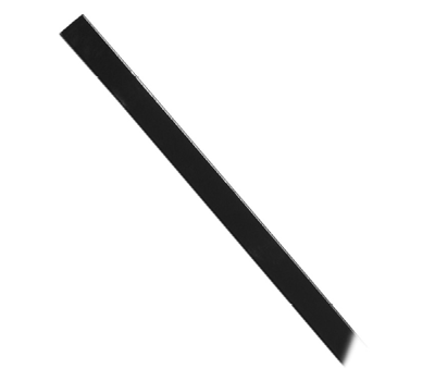 5/8" x 72" Black Tension Bar For Chain Link Fences