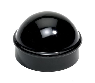 4" Black Steel Terminal Post Cap For Chain Link Fences