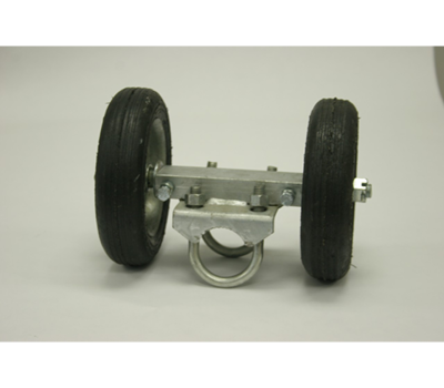 Residential Double Wheel Assembly 12" x 1-5/8" or 2" For Chain Link Fences