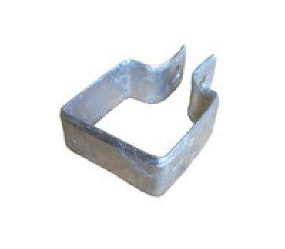 3" Galvanized Steel Square End Band For Chain Link Fences
